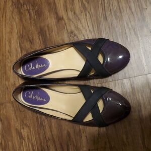 Cole Haan Women Shoe Size 9 Ballet Flat Patent Leather D29328